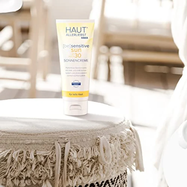 HAUTALLERLIEBST Sonnencreme LSF 30 Wasserfest, regeneriert, vegan, Parfümfrei, 100 ml – Bild 4