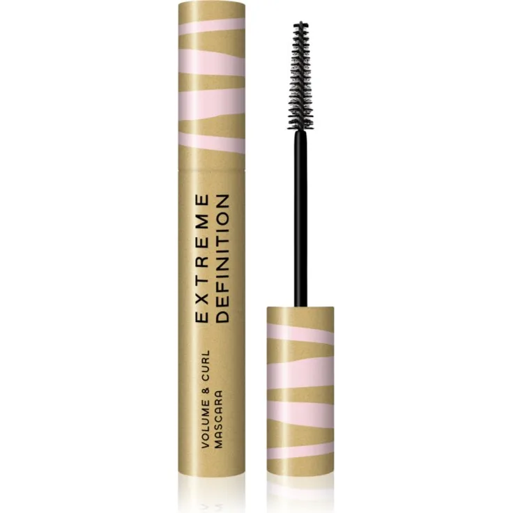 Dermacol Extreme Definition Mascara, langlebig mit intensivem Volumen, Farbton Deep Black, 11 ml