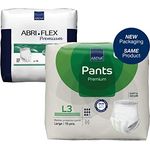 Abena Pants Premium Inkontinenz-Hose, Inkontinenz-Hose für Damen und Herren, diskret, schützend, atmungsaktiv, bequem, Größe L 3, 100-140 cm Taille, 2200 ml Saugfähigkeit, 15 Stück