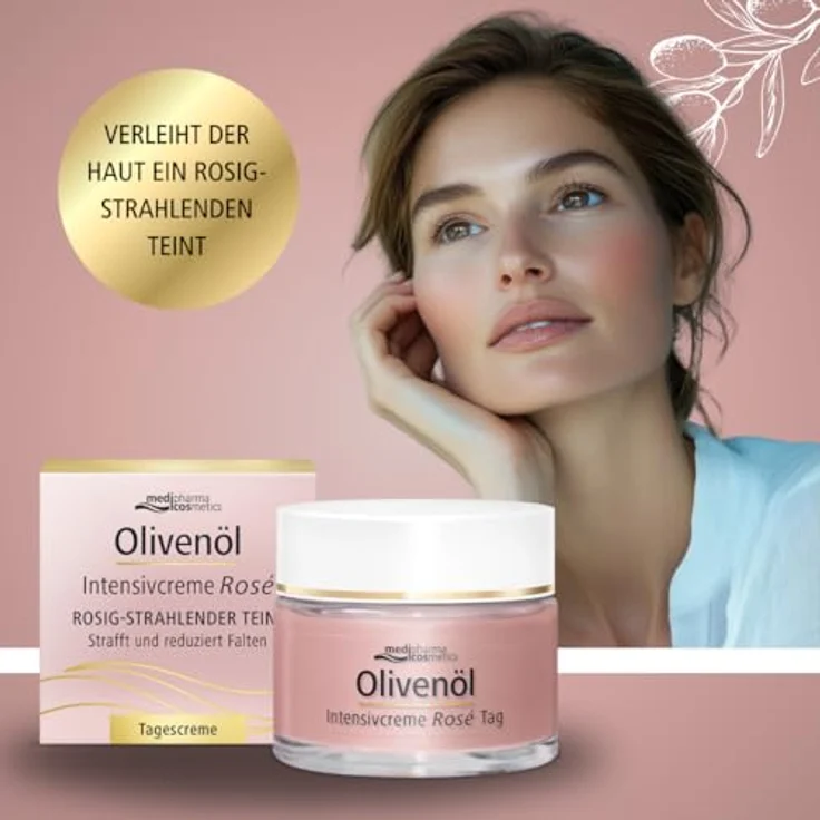 Dr. Theiss Olivenöl Intensivcreme Rose Tagescreme 50 ml – Bild 4