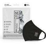 NEQI Community Black M-L Behelfsmaske 3 Stück