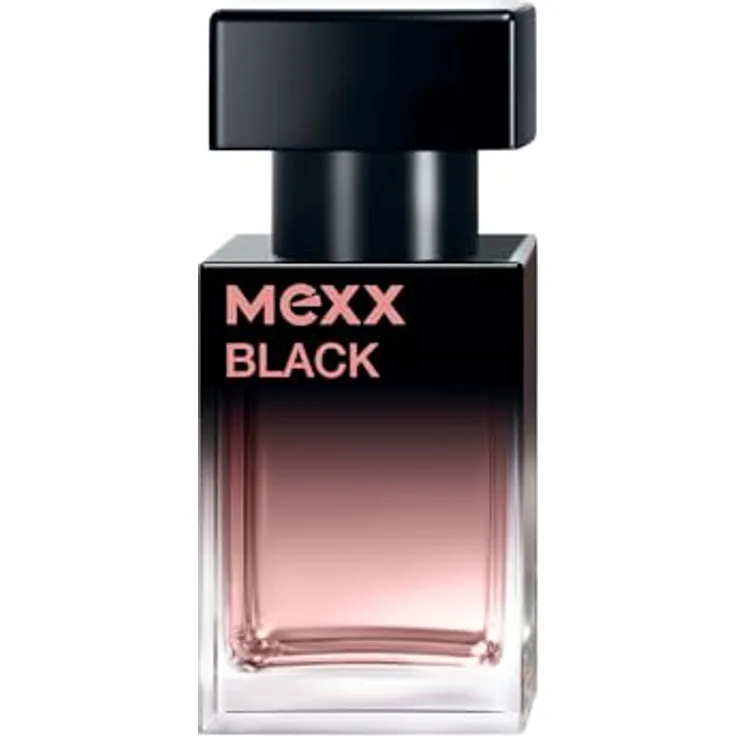 Mexx BLACK Woman Eau de Toilette, frisch-fruchtiger Duft mit Litschi, Lotus und Zedernholz, 15ml