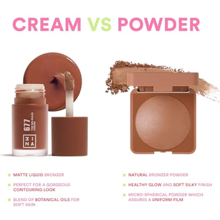 3INA The No-Rules Cream Blush, 8 ml in Sand - Cremiger Multifunktions-Rouge für Lippen, Wangen und Augenlider – Bild 6
