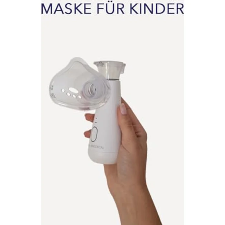 IEA Medical Inhalationsgerät Zubehör Inhalationsmasken Kinder, 3er Set für IEA Medical Inhalator, ergonomische Passform, hygienisch und wiederverwendbar – Bild 6