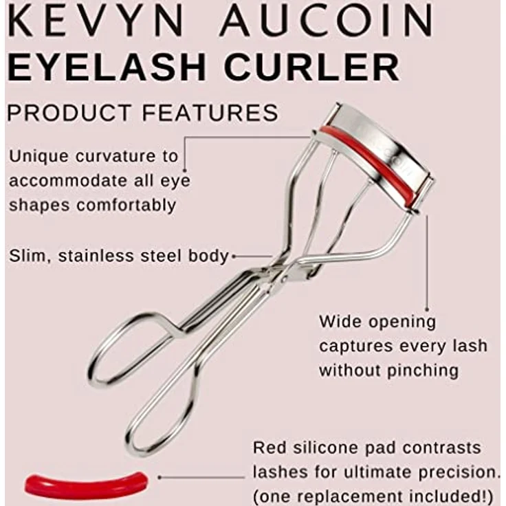 Kevyn Aucoin Wimpernzange 1 Stück, professionelle Wimpernkräuselung, für Hollywood-Sirenen-Look, ideal für den lässigen Gebrauch – Bild 5