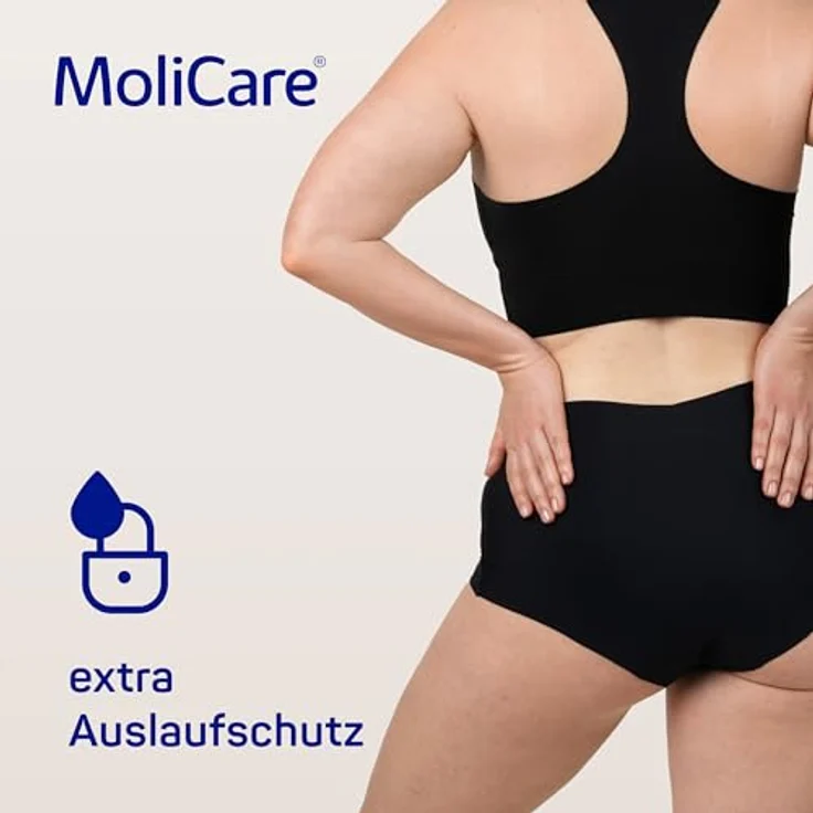 MoliCare lady Pad 1 Tropfen, ultra diskrete Einlagen für Frauen, dünn und flexibel, geruchsneutralisierend, 192 Stück – Bild 5