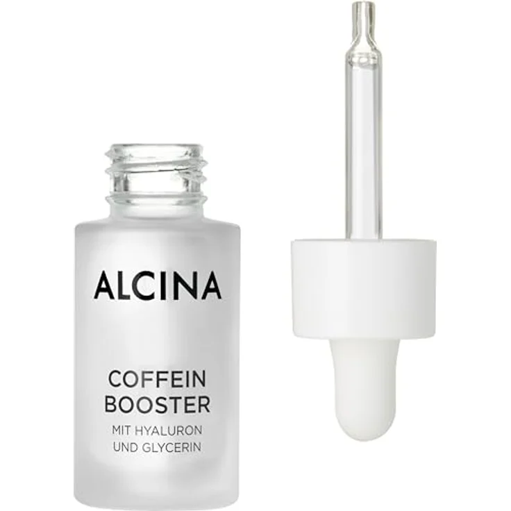 Alcina Coffein Booster 15 ml, Gesichtsserum mit kühlendem Effekt und Hyaluron  – Bild 2