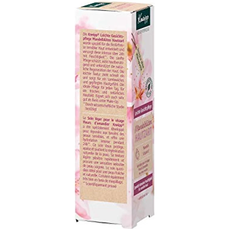 Kneipp Pflege Gesichtspflege Leichte Gesichtspflege Mandelblüten Hautzart 50 ml Tagespflege für Damen und Herren – Bild 4