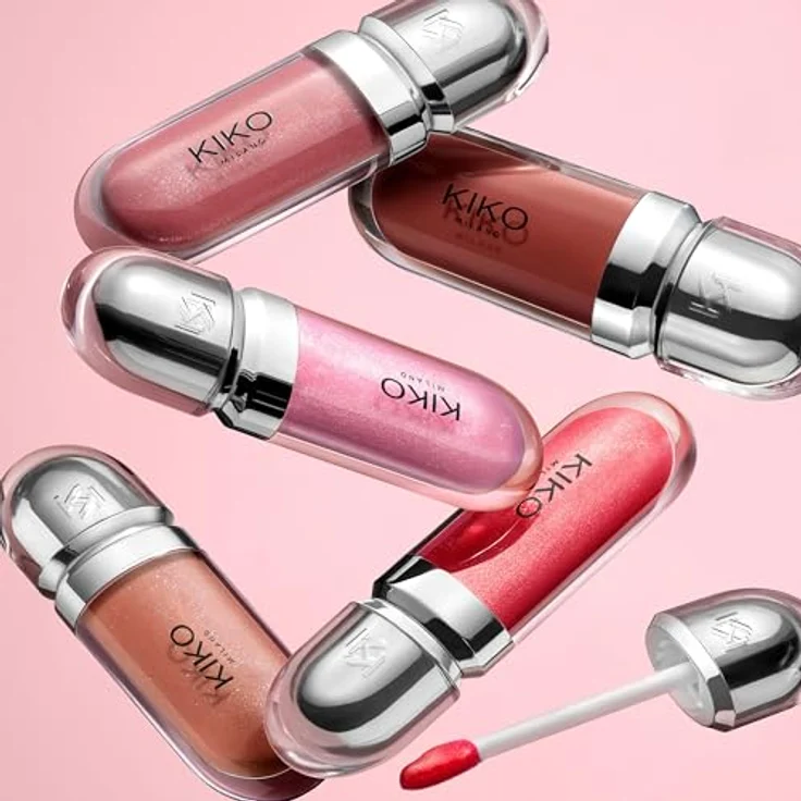 KIKO Milano 3D Hydra Lipgloss, hydrierendes Lipgloss mit hochglänzendem Finish, Farbton 32 Pearly Natural Rose, 6.5 ml – Bild 12