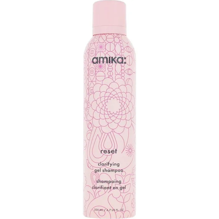 amika RESET klärendes Shampoo-Gel, 200 ml für intensive Reinigung von Haar und Kopfhaut