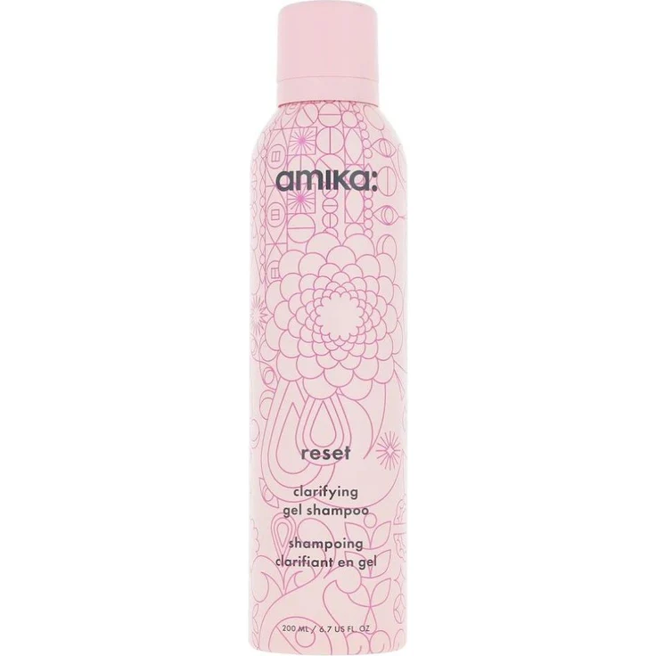 amika RESET klärendes Shampoo-Gel, 200 ml für intensive Reinigung von Haar und Kopfhaut