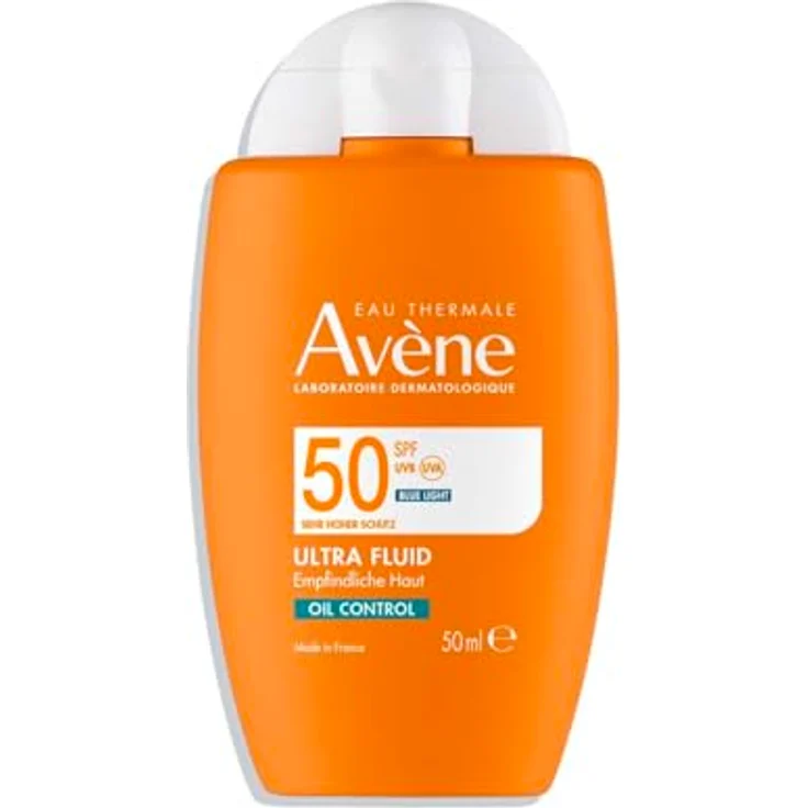 Avène Ultra Fluid Oil Control SPF50, 50ml Gesichtscreme mit mattem Finish und Schutz vor Blue Light – Bild 1