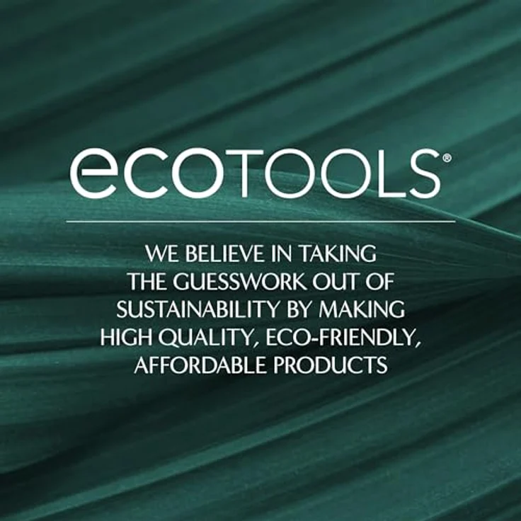 EcoTools Sea Gems Face Set, 4-teiliges Make-up-Pinselset für Damen mit hochwertigen Pinsel- und Schwamm-Applikatoren – Bild 12