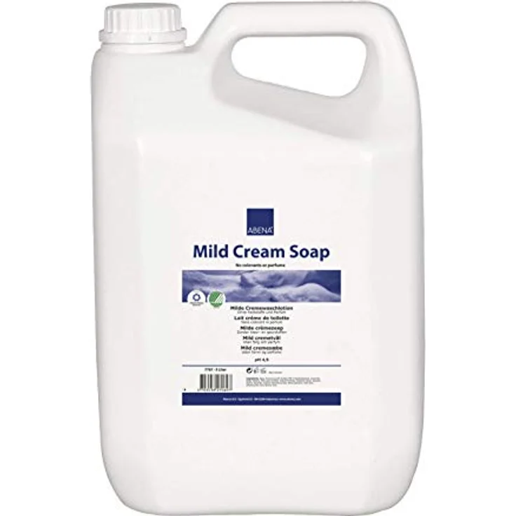 ABENA Milde Cremeseife, farbstoff- und parfümfrei, pH-hautneutral, 5 Liter