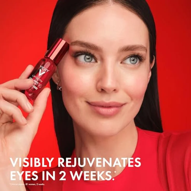 Vichy Liftactiv Collagen 16 Augenserum, stärkt alle Kollagen-Familien mit Co-Bonding Technologie, für empfindliche und reife Haut, 15 ml – Bild 2