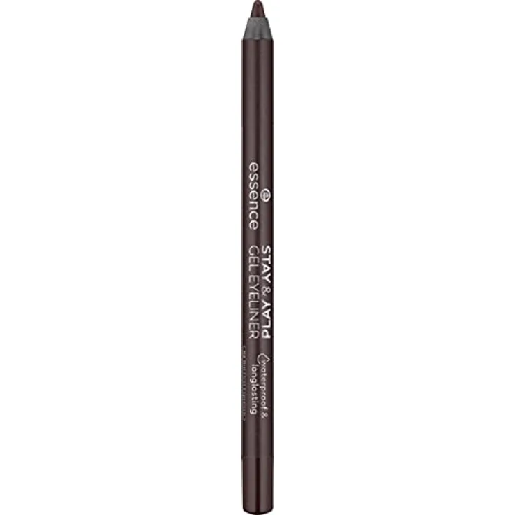 essence STAY & PLAY GEL EYELINER, Nr. 02, Braun, langanhaltend, hochpigmentiert, vegan, wasserfest, ohne Mikroplastikpartikel, Nanopartikel frei, 1er Pack (1.3g)