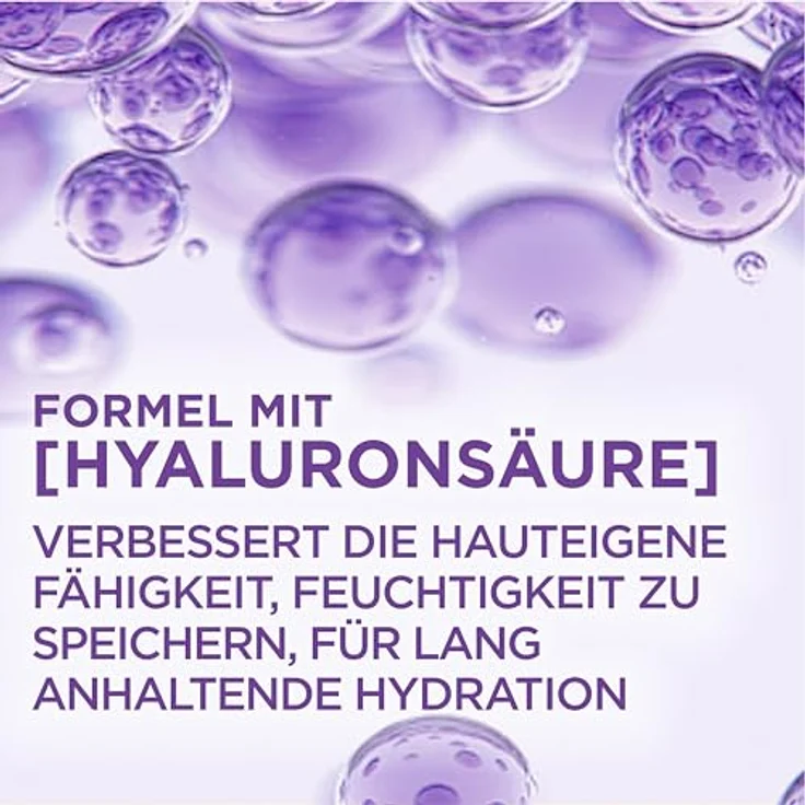 L'Oréal Paris Aufpolsterndes Hyaluron Mizellenwasser, Anti Aging Gesichtsreinigung, Reinigung mit purer Hyaluronsäure, Make up Entferner, Revitalift Filler, 200 ml – Bild 2