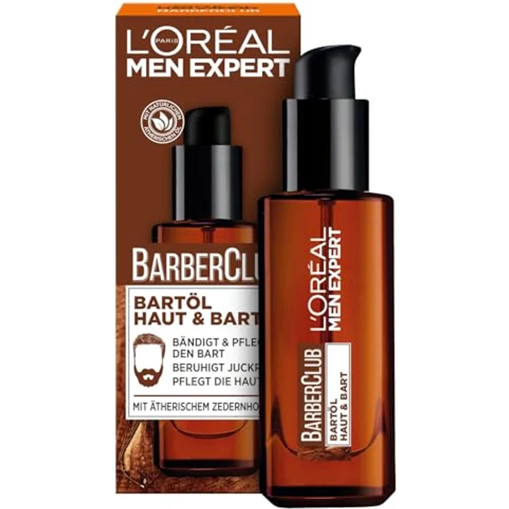 L'Oréal Men Expert Barberclub Oil Bartpflege Bartöl mit Zedernholzöl 30 ml – Bild 1