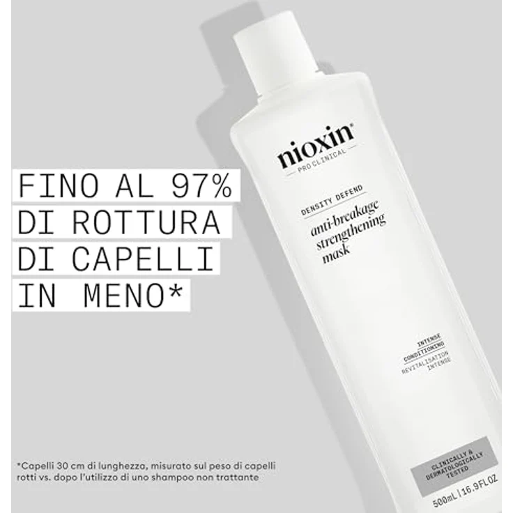 NIOXIN Density Defend Anti-Breakage Strengthening Hair Mask - Feuchtigkeitsspendende Haarmaske mit Vitamin C (500 ml) – Bild 3
