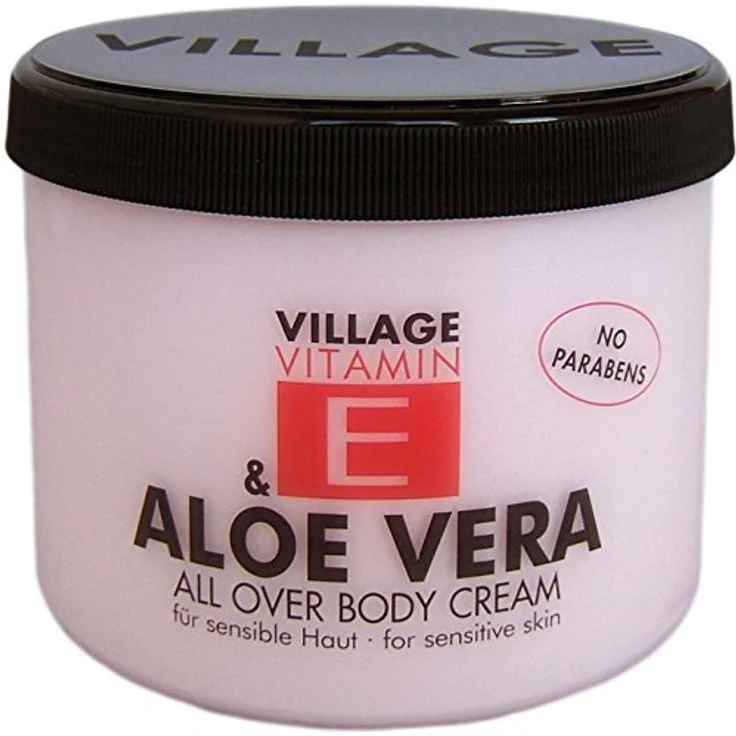 Village Vitamin E Körpercreme Aloe Vera 500 ml  – Bild 2
