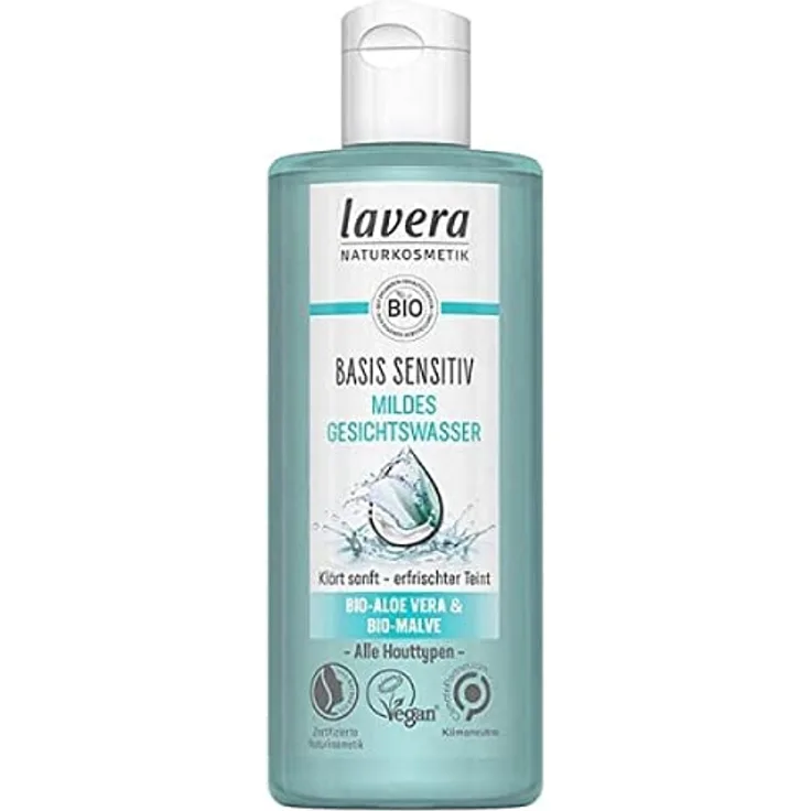 Lavera Basis Sensitiv - Mildes Gesichtswasser, 200ml