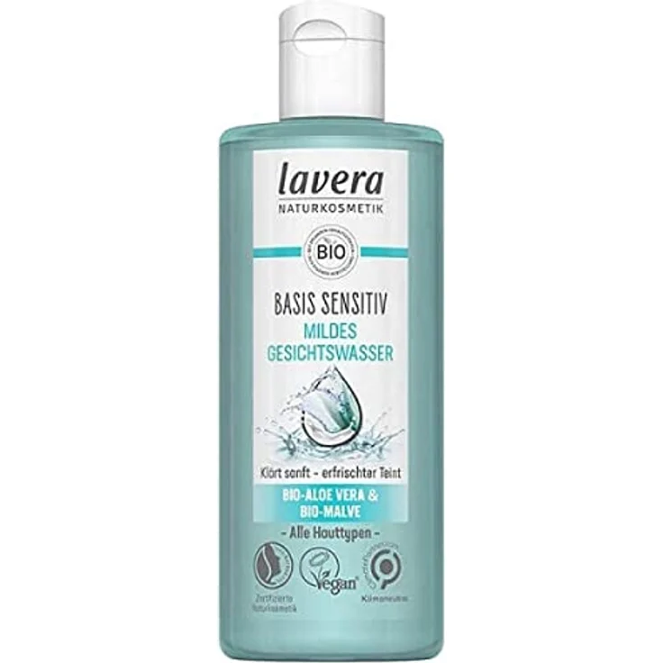 Lavera Basis Sensitiv - Mildes Gesichtswasser, 200ml