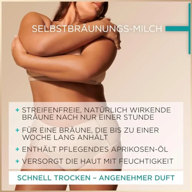 Garnier Ambre Solaire Natural Bronzer Selbstbräunungslotion, langanhaltend und flexibel in der Anwendung – Bild 3