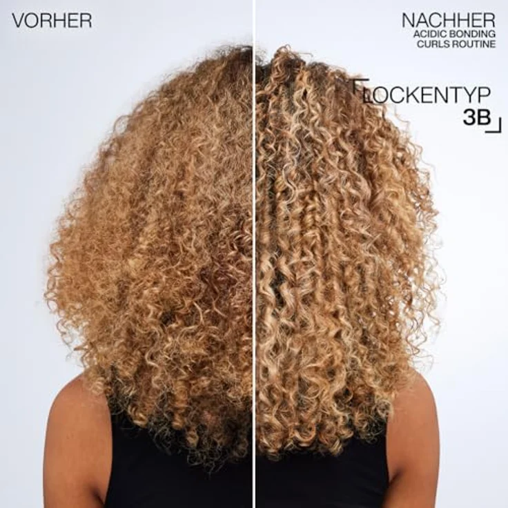REDKEN Pflegendes Shampoo zur Regeneration der Struktur von behandelten, geschädigten Locken, Mit Zitronensäure und Glycin, Silikonfrei, Vegan, Acidic Bonding Curls Shampoo, 1 x 300 ml – Bild 3