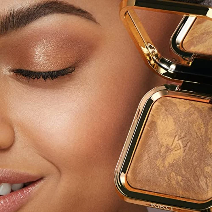 KIKO Milano Silky Glow Bronzer, Farbton 02 Terracotta, 8.5 g, für natürliche Bräune und Konturierung – Bild 3