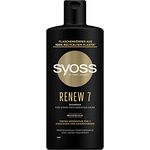 Syoss Shampoo Renew 7 (440 ml), Haarshampoo für vielfach geschädigtes Haar, Hair Repair Shampoo hilft bei 7 Arten von Haarschäden, Formel mit Amino-Komplex & Wasserlilie