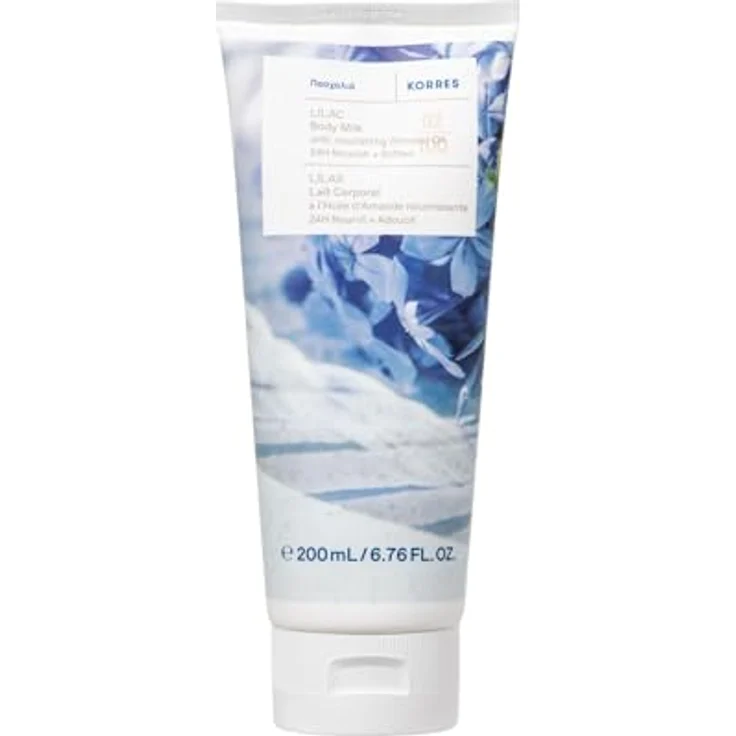 Korres Lilac Bodylotion, 200 ml, feuchtigkeitsspendende Lotion mit Blumenduft für Damen – Bild 2