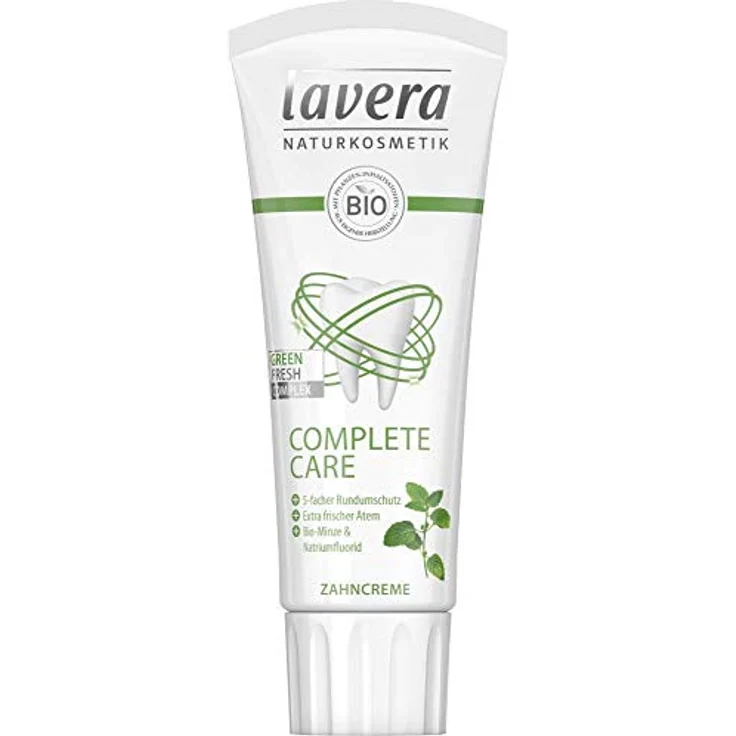 Lavera Complete Care Bio-Minze 75 ml, für die tägliche Zahnreinigung – Bild 2