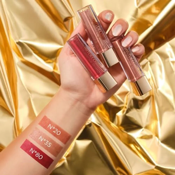 ARTDECO Glam Illusion Lip Gloss - Lip Gloss für unwiderstehlichen Glanz mit Wet-Look & Glitzer-Effekt - 1 x 4 ml, Pink Glitzern – Bild 5