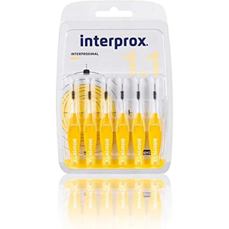 Interprox 4G Interdentalbürsten gelb mini 6 Stück Packung – Bild 2