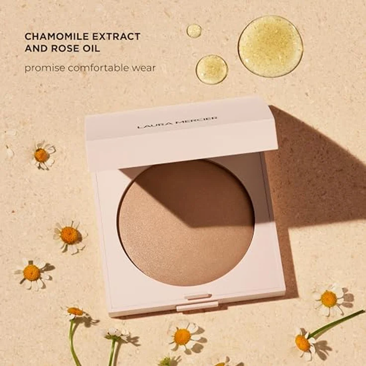 Laura Mercier Real Flawless Luminous Perfecting Powder, Puder 7,5 g, Translucent, hochdeckend mit hautschmeichelnder Formel und Auto-Balancing-Technologie – Bild 6