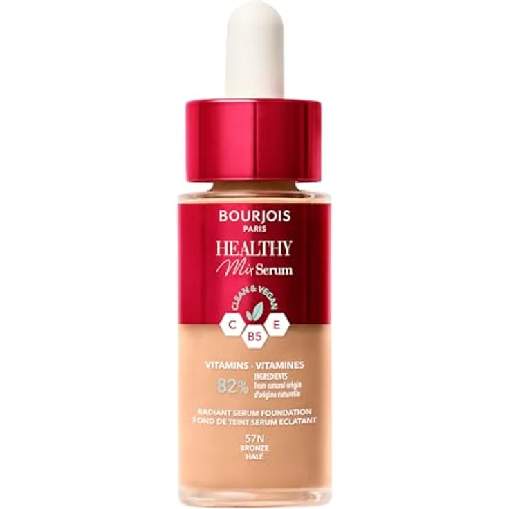 Bourjois Healthy Mix Clean Foundation Serum - 54N - Beige, 30 ml