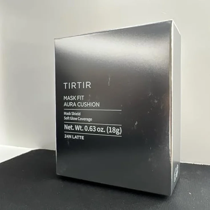 TIRTIR Mask Fit Aura Cushion, feuchtigkeitsspendendes Make-up mit Hyaluronsäure, Farbton 24N Latte, 18 g – Bild 7