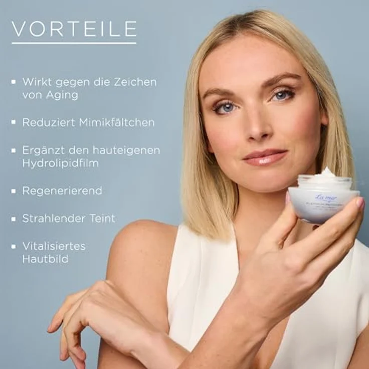 La mer Platinum Recovery | Pro Cell Cream Tag 50 ml | Regenerierende Anti-Aging Pflege mit glättenden Peptiden | Ohne unnötige Zusatzstoffe – Bild 5