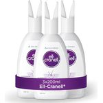 Ell-Cranell 3x200 ml Lösung gegen hormonell-erblich bedingten Haarausfall, für Männer und Frauen, zielgerichtete Wirkung gegen DHT, Vorteilspackung