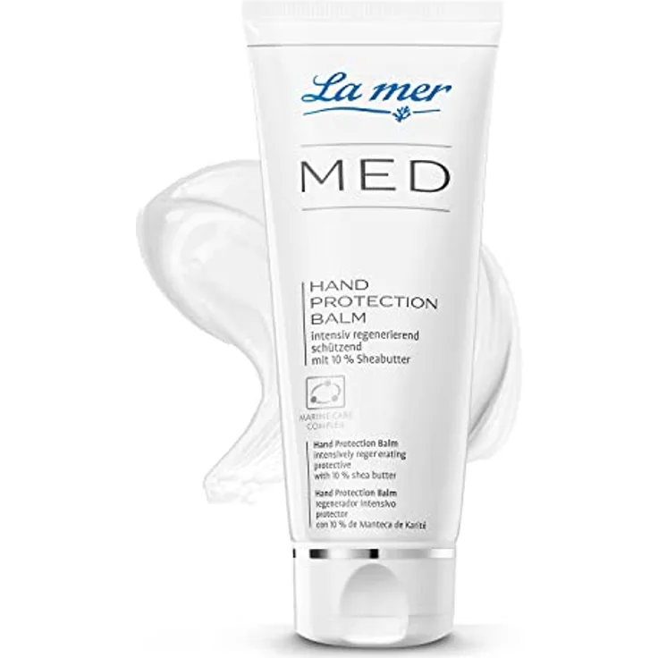 La mer MED Hand Protection Balm - Intensive Handpflege - Reichhaltige Feuchtigkeit durch Sheabutter - Für extrem trockene und rissige Haut - Zieht schnell ein - 75 ml