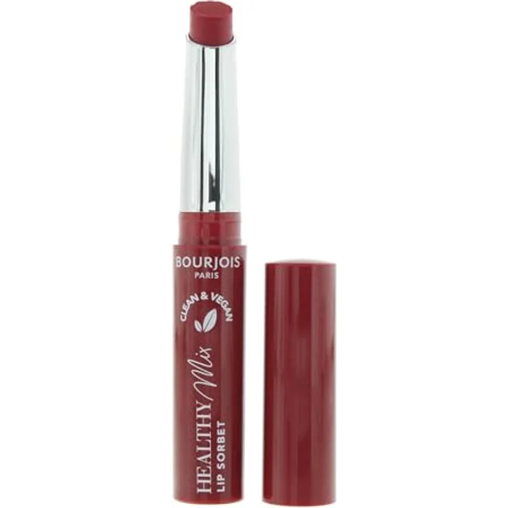 Bourjois Healthy Mix Lip Sorbet #01 Cherry Sundae, getönter Lippenbalsam mit feuchtigkeitsspendender Textur, 7.4g – Bild 1