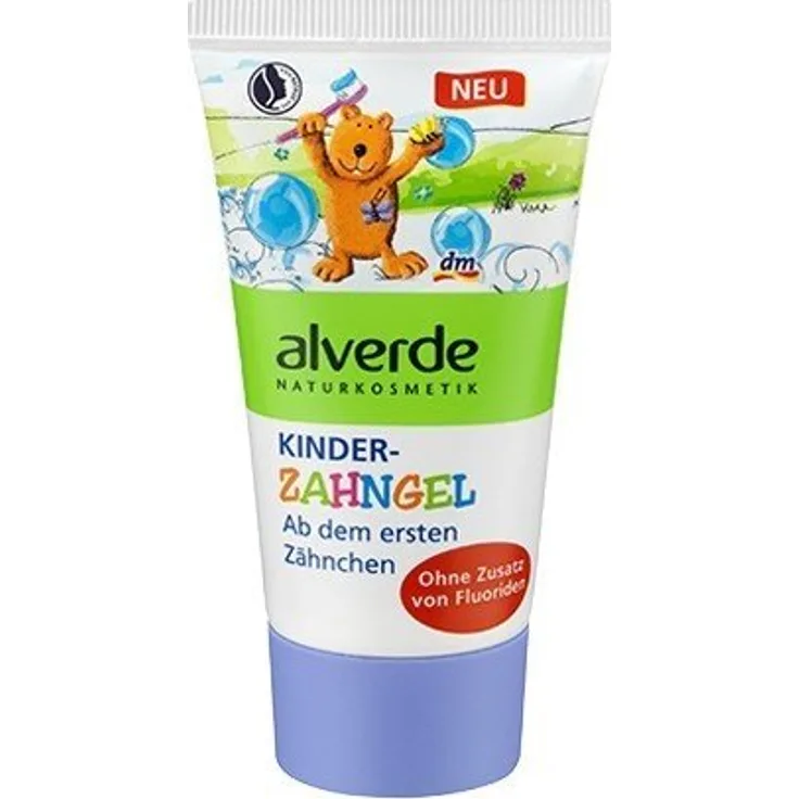 alverde Zahngel Kinder, ohne Fluorid ab dem ersten Zahn,1 x 50 ml