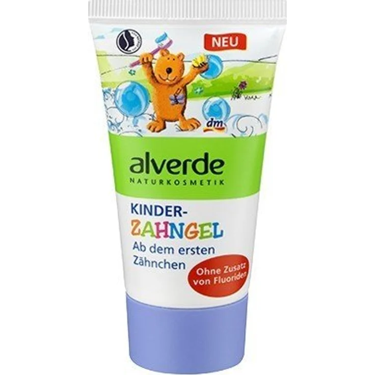 alverde Zahngel Kinder, ohne Fluorid ab dem ersten Zahn,1 x 50 ml