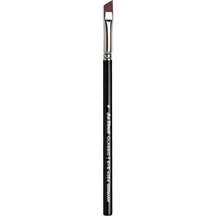 da Vinci Classic Abgeschrägter Wimpernpinsel Typ 4354 1 St., Lidschattenpinsel für Damen, synthetische Fasern, professionelle Anwendung, schwarz – Bild 5