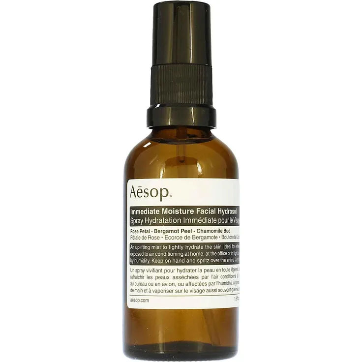 Aesop Immediate Moisture Facial Hydrosol, Gesichtsserum mit Rosenblättern, 50 ml