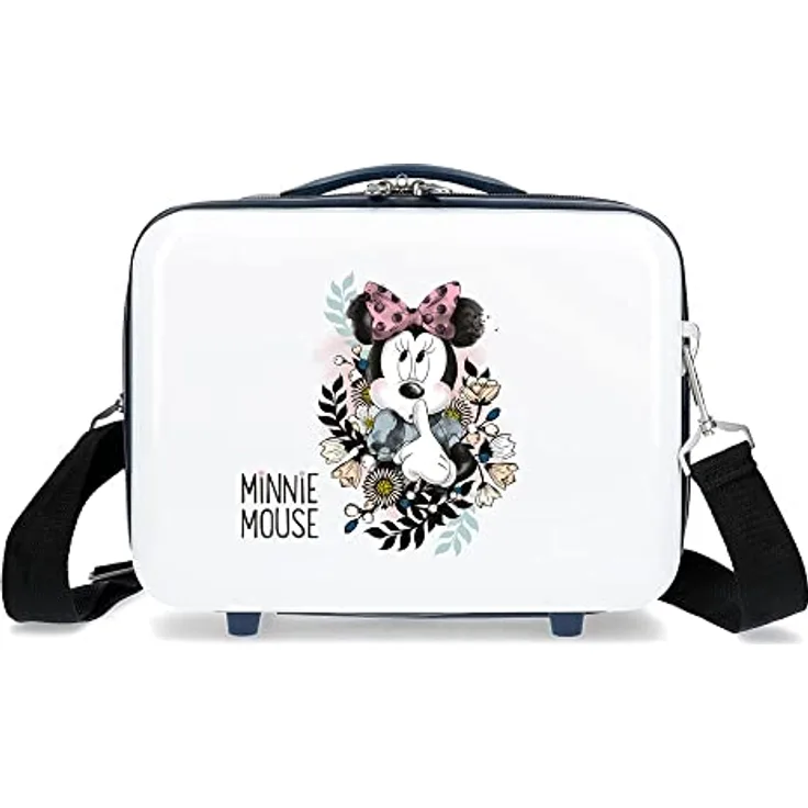 Disney Minnie Style Anpassungsfähiger Schönheitsfall Weiß 29x21x15 cms ABS