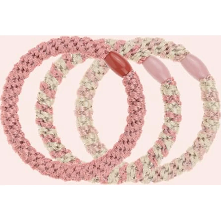 Invisibobble Twistar Haargummi Blush Braids, Stylisches Haaraccessoire beige & rosa, Haargummi Damen für jeden Look, 3 Stück – Bild 2