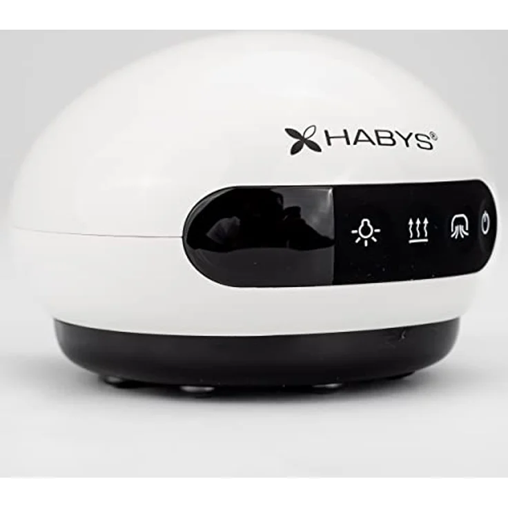 Habys Massageliege Elektrisches Schröpf - Massagegerät Vakuum - Massager 5 Gänge, Multifunktionales Gerät mit Vakuummassage, Rotlicht-Therapie und 8 Energiemagneten, Schwarz – Bild 2