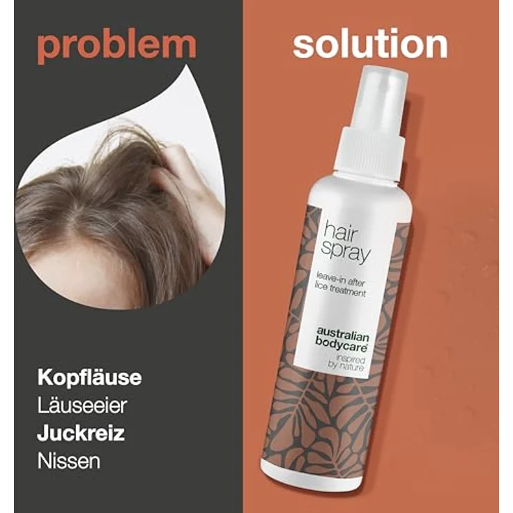 Australian Bodycare Hair Spray 150 ml | Nachfolgendes Spray bei erfolgreicher Kopfläusebehandlung für die ganze Familie | Kopfläusespray mit 100% natürlichem Teebaumöl… – Bild 2