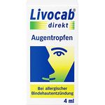 Livocab® direkt Augentropfen (4 ml) | Akuthilfe bei Allergie | Schnelle Hilfe bei allergischer Bindehautentzündung | Wirkungsvoll ab der 1. Anwendung